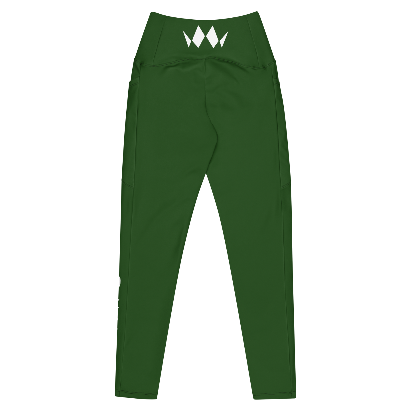 Emerald Crossover Leggings with pockets