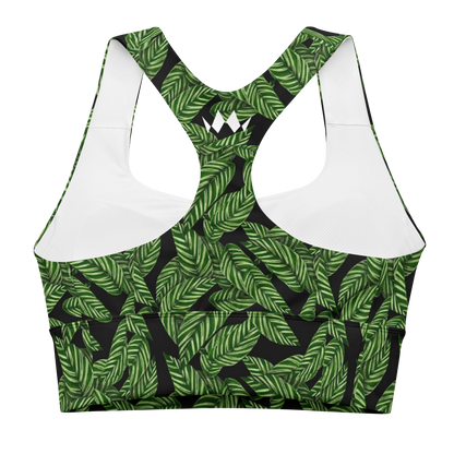 Leaf Longline Sports Bra